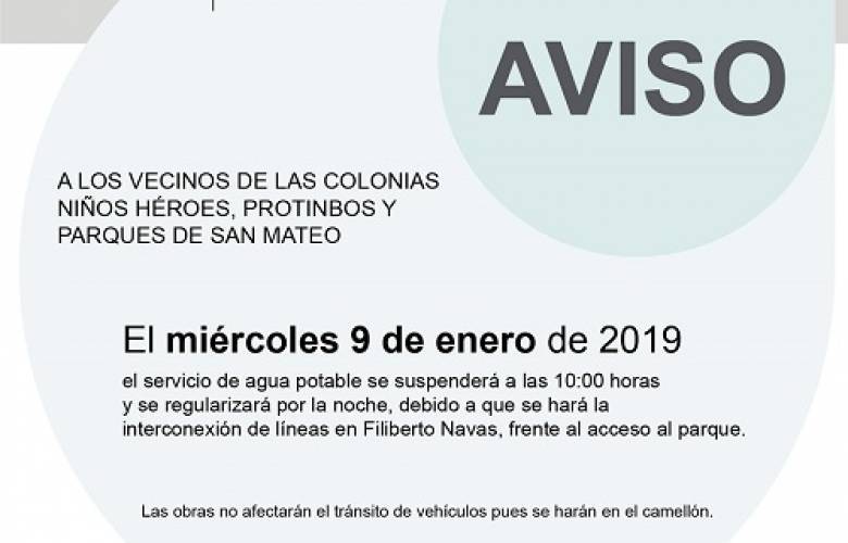    Realiza AyST trabajos de interconexión en líneas de agua potable