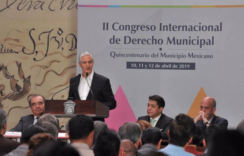  Inauguran el Segundo Congreso Internacional de Derecho Municipal en Toluca