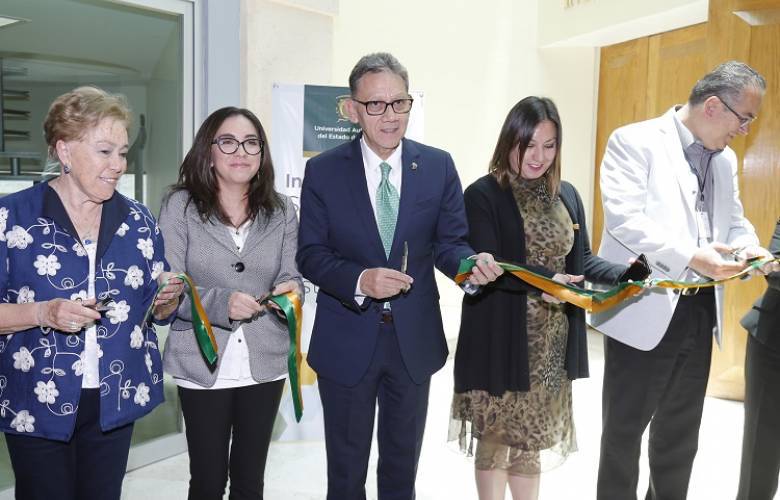Inauguró Alfredo Barrera segunda sala de lactancia de UAEM