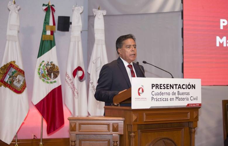 Presentan magistrados del PJEDOMEX  cuaderno de buenas prácticas en materia civil