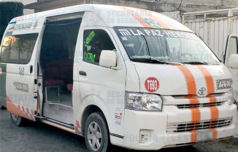 Detiene a persona acusada de robo a transporte público