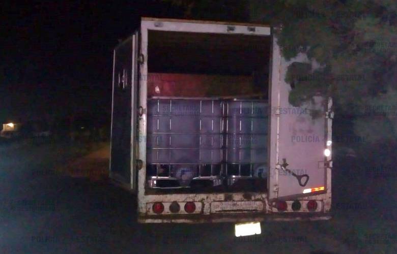 Secretaría de seguridad recupera tres mil 600 litros de combustible