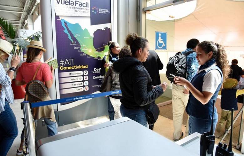 Crece aeropuerto internacional de Toluca 5.2% en pasajeros