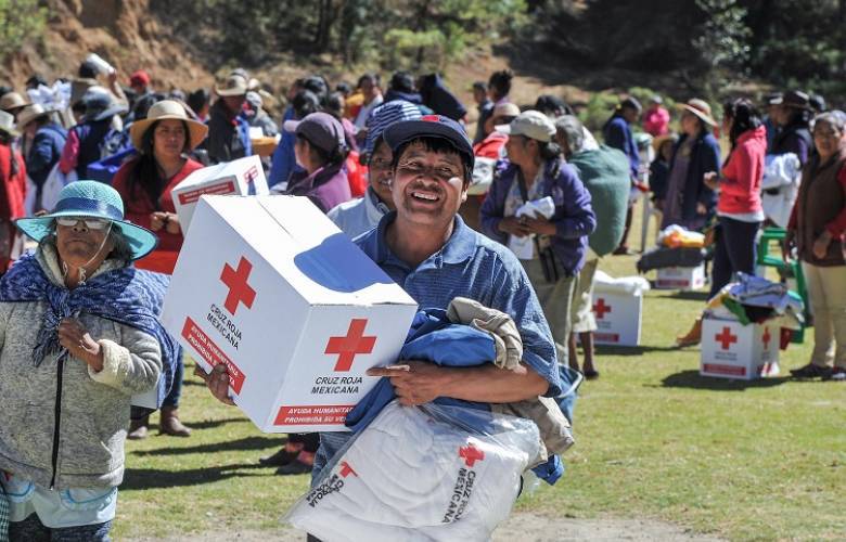 Atendió a mil familias el Plan Invernal 2018-2019  de Cruz Roja Mexicana Edomex