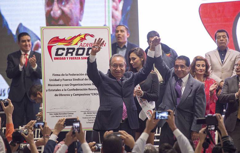 Se consolida croc como la principal central obrera del país, sindicatos nacionales y estatales se sumarán a sus filas 