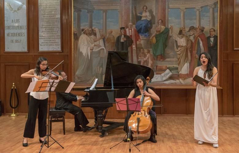 Inició temporada de conciertos del conservatorio de música en el poder legislativo