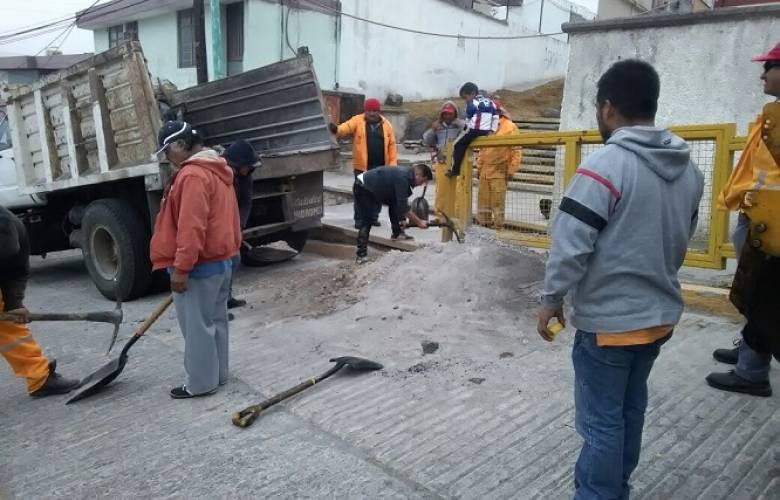 Realiza Toluca obras de infraestructura urbana en distintos puntos de la capital