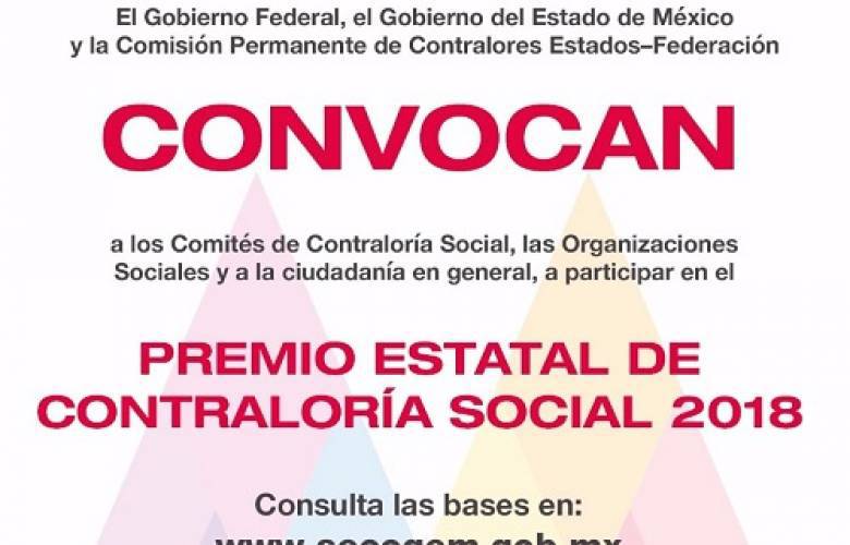 Continúa abierto el concurso estatal de contraloría social 2018