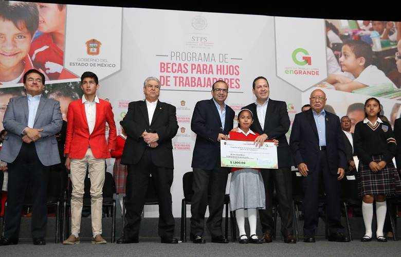 Entregará gem cinco millones de pesos más para becas de hijos de trabajadores