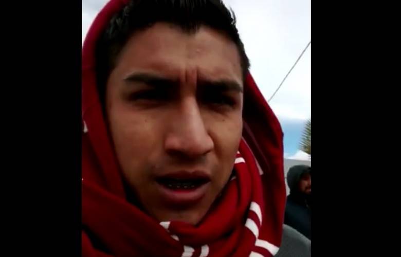 Entrevista al propietario del vehículo que fue aplastado por un espectacular