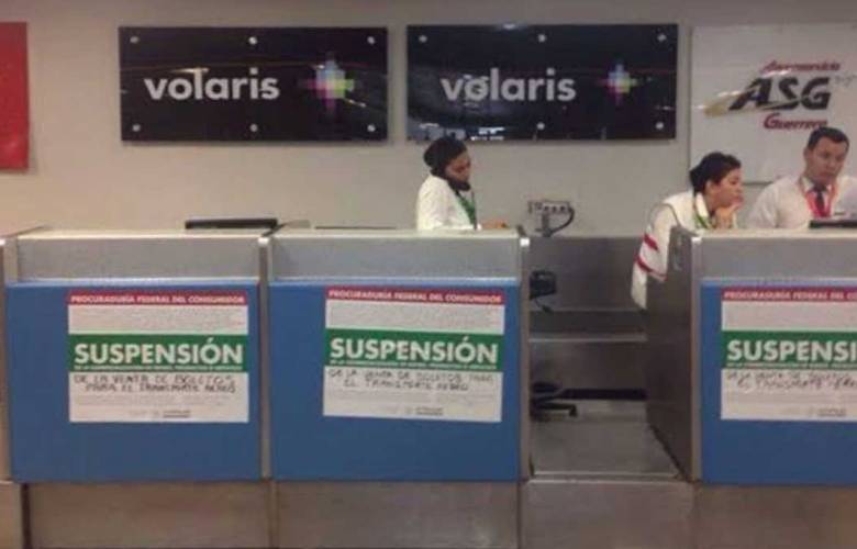 Coloca sellos de suspensión Profeco a Volaris y viva autobús por cobrar equipaje de mano 