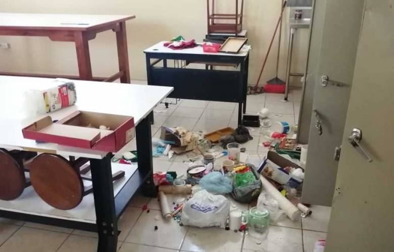 Escuelas sufrieron de saqueos y vandalismo en Veracruz