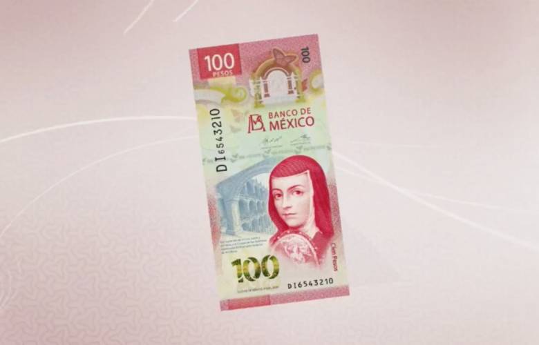 Nuevo billete de 100 pesos es reconocido como el mejor de 2020