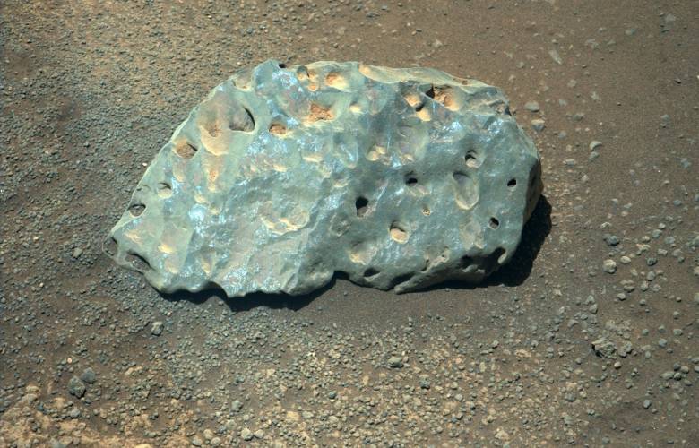 La NASA presume roca de Marte obtenida por Perseverance