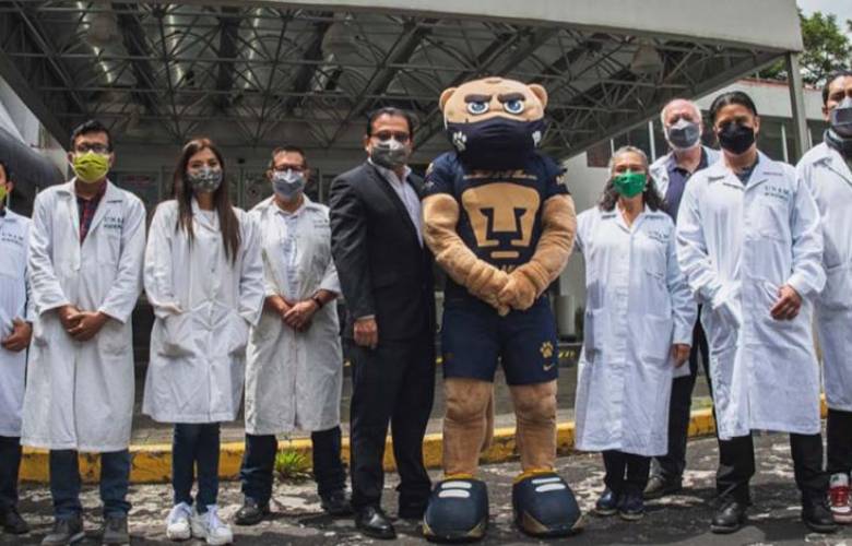 Investigadores de la UNAM desarrollan un cubrebocas que inactiva el virus de COVID-19.