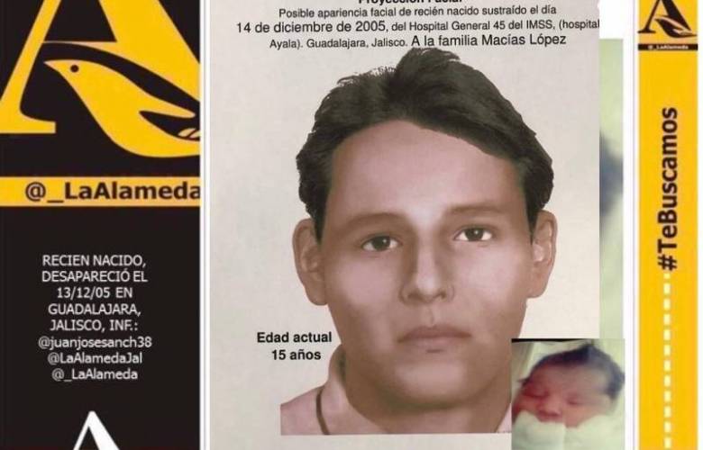 Localizan a Chavita, bebé robado hace 16 años de una clínica del IMSS en Jalisco