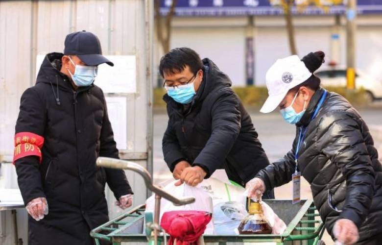 El gobierno chino instó a los pobladores a abastecerse de ciertos productos básicos