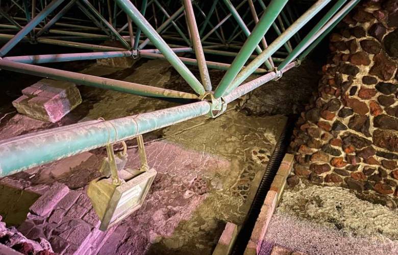 Templo Mayor tendrá un techo renovado, anuncia presidente 