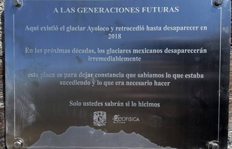 Declaran extinto el Glaciar de Ayoloco en Veracruz