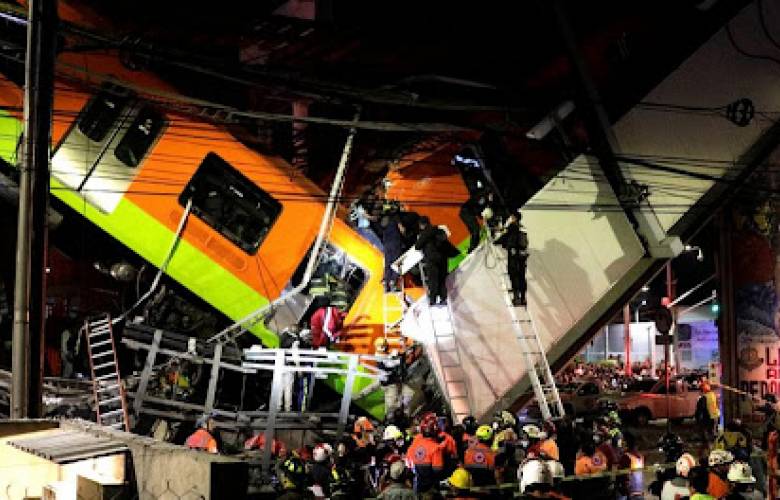 Pandeo de vigas por falta de pernos causó colapso en L12 del Metro
