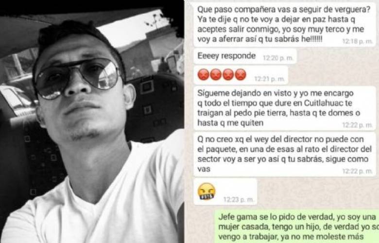 MANDO DE LA SSC ACOSA SEXUALMENTE A SUBORDINADA