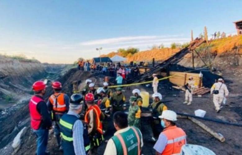 Suman cuatro cuerpos recuperados de mina derrumbada en Múzquiz, Coahuila