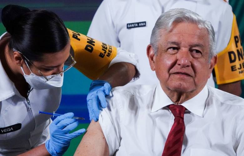 Recibe presidente AMLO la segunda dosis de la vacuna esta maÃ±ana 