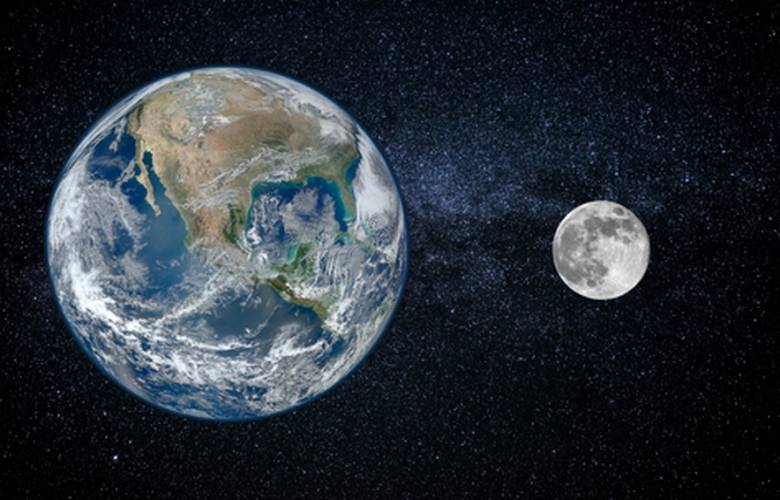 Sonda china capta cómo se ven la Tierra y la Luna