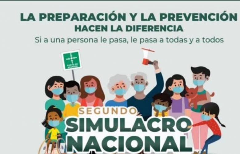 Autoridades confirman Simulacro Nacional el 19 de septiembre de 2021. 