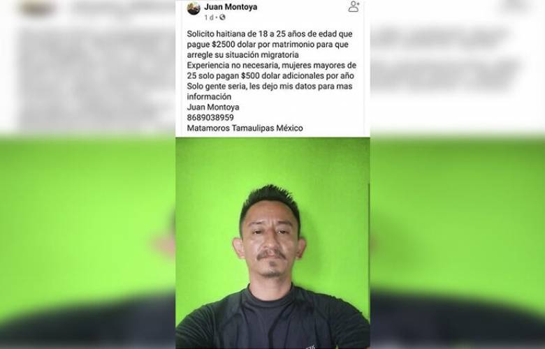 Mexicano busca casarse con haitiana para 