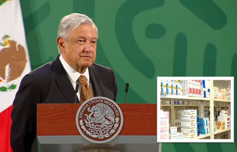 AMLO asegura abasto de medicamentos