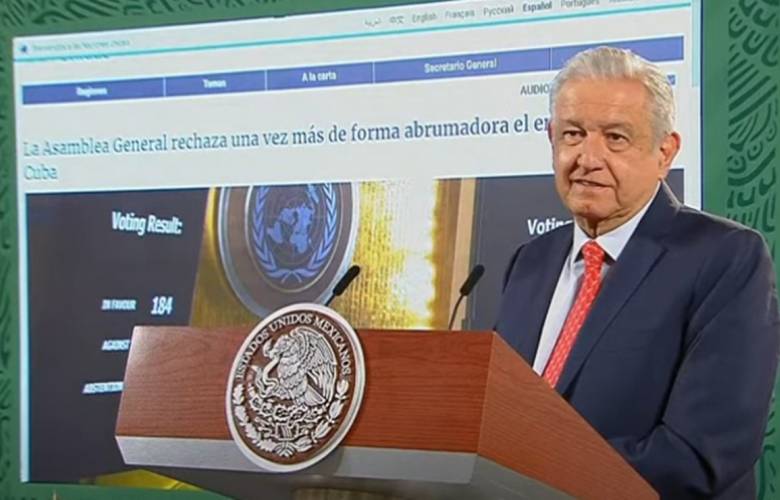 AMLO anula sanción de EU por enviar alimentos, oxígeno y combustible a Cuba