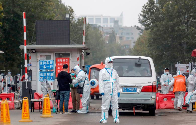 Confina china toda una ciudad por alta cantidad de casos COVID 