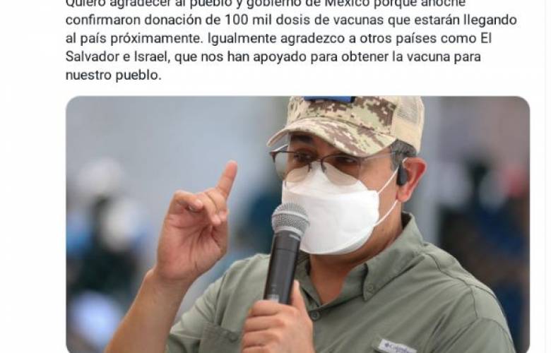 López-Gatell desmintió que México vaya a donar vacunas a Honduras