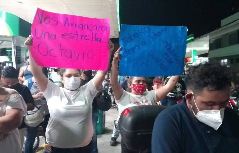 Tabasco: Entre demandas de justicia, reciben cuerpo de Octavio Ocaña