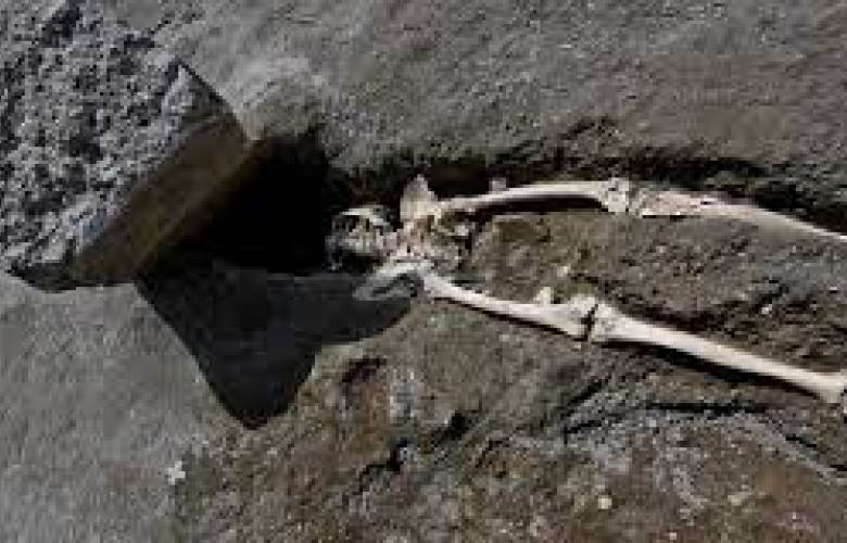 Hallazgo de un esqueleto puede aportar nuevos detalles sobre la erupción del Vesubio